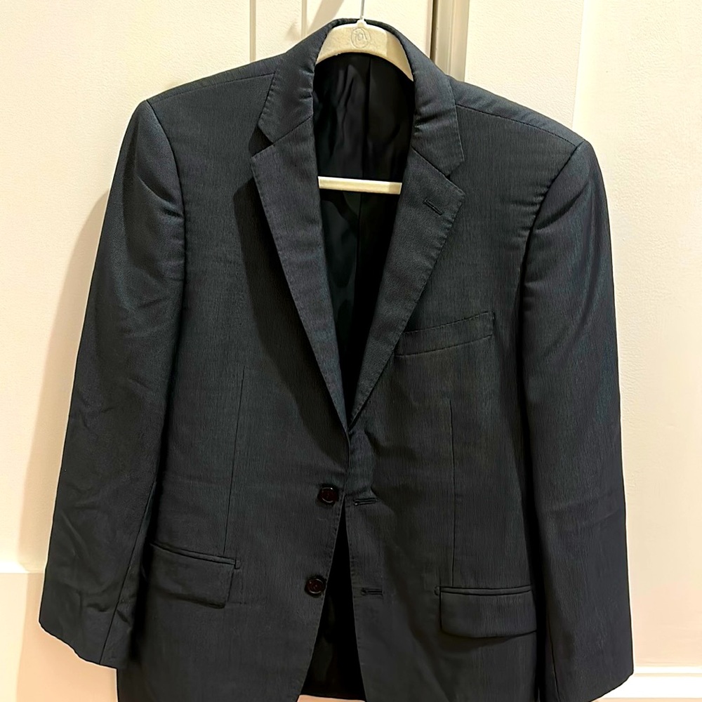 Mattarazi Uomo Dark Gray with Square Pattern 38R